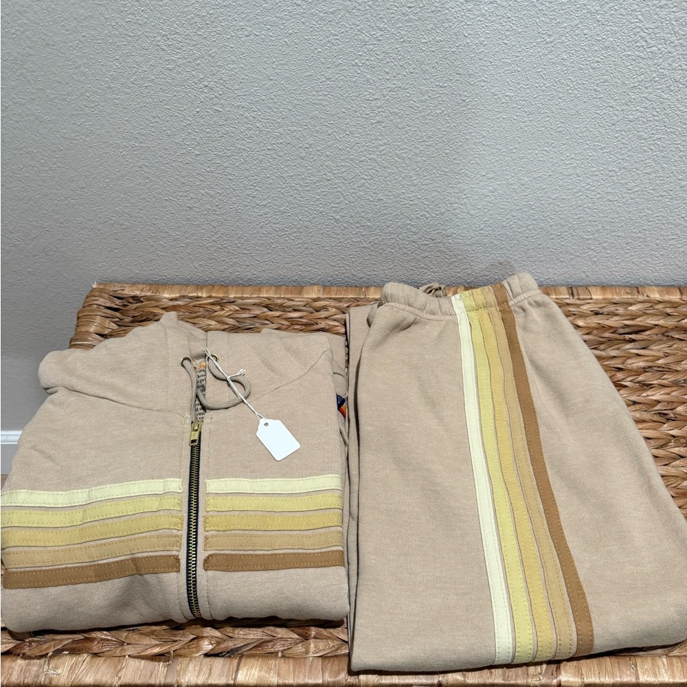 Brand New Aviator Nation Track Pants and Hoodie Set